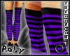 Skinnyboy Socks blk/purp