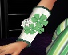 green flowers armband
