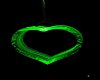  Heart Swing neon green