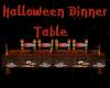 Halloween Dinner Table