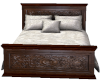 Carved Wood Bed No Poses