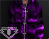 BB. Puffy Purple Coat