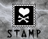 Pirate Heart Stamp