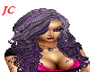 Cute Purple Curly Hair