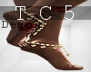 Bare feet rose tattoo
