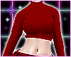Sweater+Plaid Skirt Red