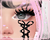 ♡ Black Face Ribbons
