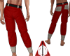 Red fall pants