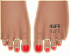 ♡ Red Pedicure