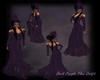 AO~Dark Purple Flow Gown