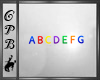 Alphabet  A To G  Decal