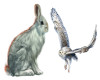 winter owl & Rabbit fill