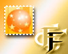 Orange Baubble Stamp