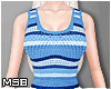 B | Blue Knitted Dress