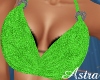 *AL* Green Drape Top