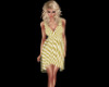 Lisa's Gold Stripe Dress