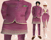 L Baju Melayu PInk Thai