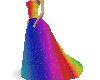 Dark Rainbow Beauty Gown