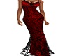 Lace Red Gown
