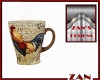 Zan's rooster coffee cup