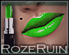 R| Lipstick Atomic Green