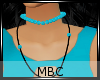 MBC|Dotty Aqua Necklace