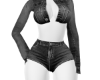 Mel Denim Black Fit