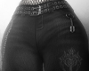 emo ripped jeans /w belt