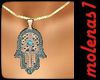 *M* Hamsa3 Necklace
