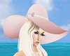 Pink Summer Beach Hat