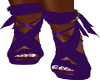 {DJ} Purple Tie-up Heels