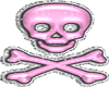 B* Pink Skull
