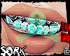 DRV grillz blue stones