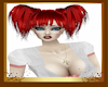 red cheerleader hair
