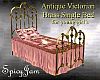 Antq Victn Brass Bed v1