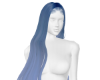 HD Hair long anime blue
