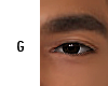 Dark brown eyes