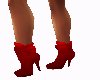 Red Anklette Boots