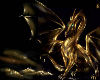 Gold dragon backdrop