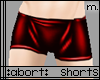 :a: Red PVC Shorts M