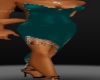 !Ah Teal Ga dress