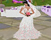 wedding floral dress