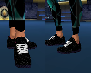 black gliter sneakers