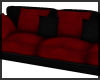 Red/Black Sofa ~