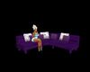 Purple Maze Couch