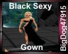 [BD] Black Sexy Gown