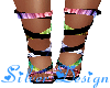 SW Rainbow Pastel Heels
