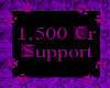 1.5K Support Sticker