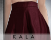 !A wine colored skirt