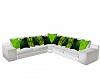 White Leather gr pillows